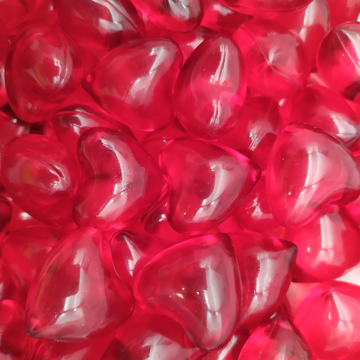 80 Perlas De Baño En Forma De Corazón - Con Aceite De Soja - Hidrata, Suaviza Y Perfuma La Piel - Aroma Fresas_2