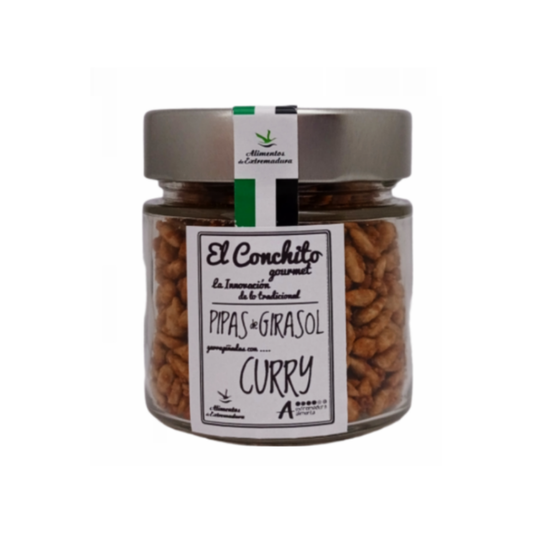 Pipas Garrapiñadas Con Curry Tarro De Cristal 100 G_0