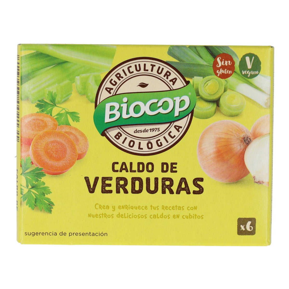 Caldo de Verduras en Cubitos Biocop 6 x 10gr