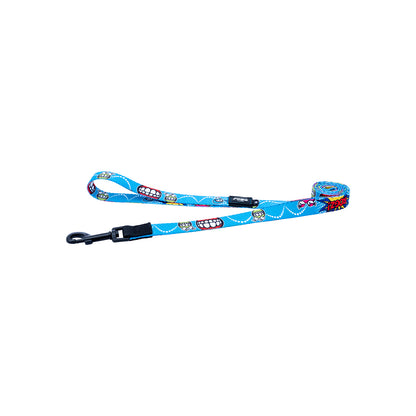 Correa Para Perro, Modelo Fusion De Rogz, Estampado Comic Azul. Talla L (21-40kg)_2