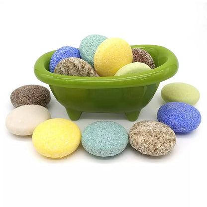 Champú Sólido Pelo Canoso o Blanco - 100% Natural - Evita Tonos Amarillos - Con Polvo de Índigo - Hecho En España - 1 ud_4