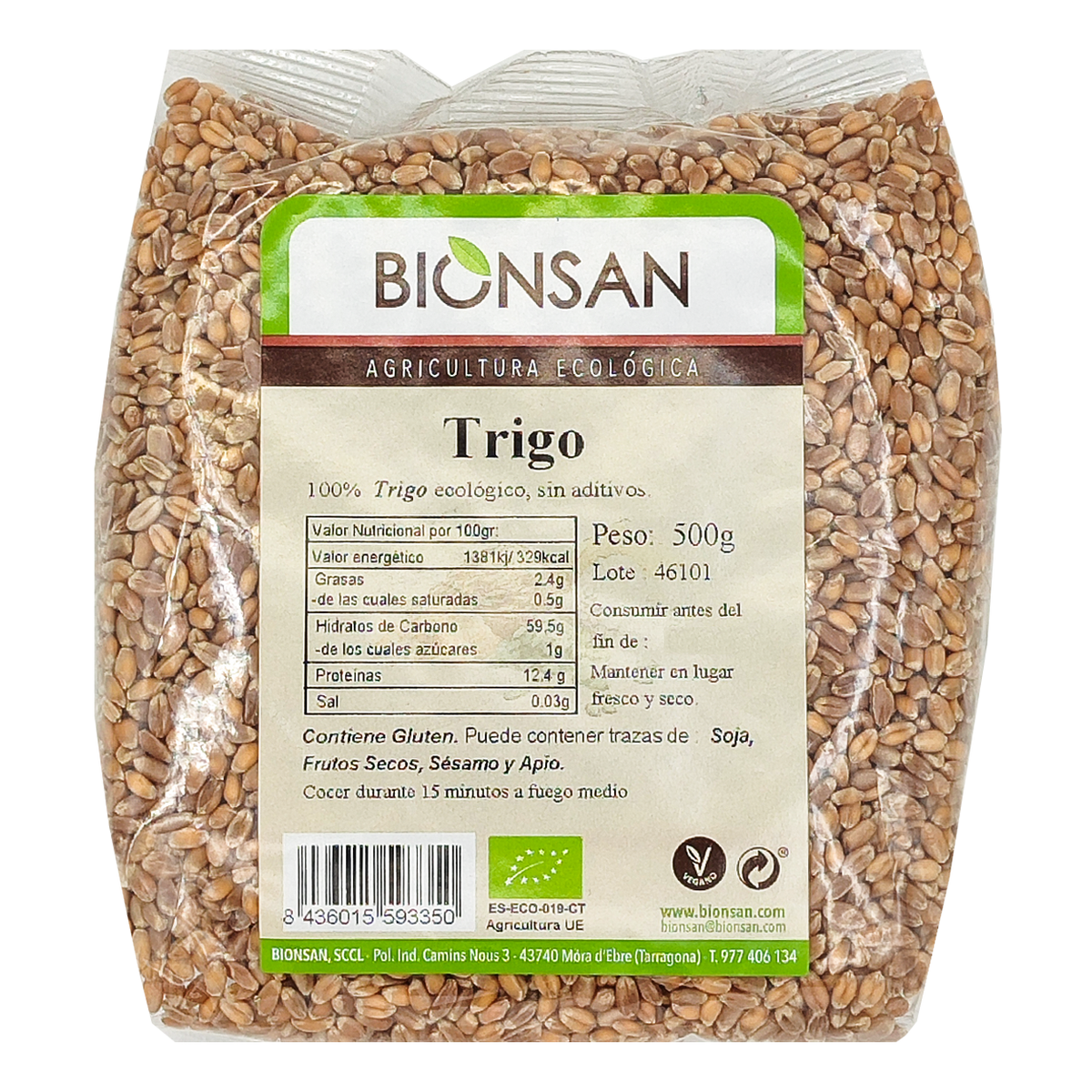 Trigo En Grano Eco Bionsan 500gr_0