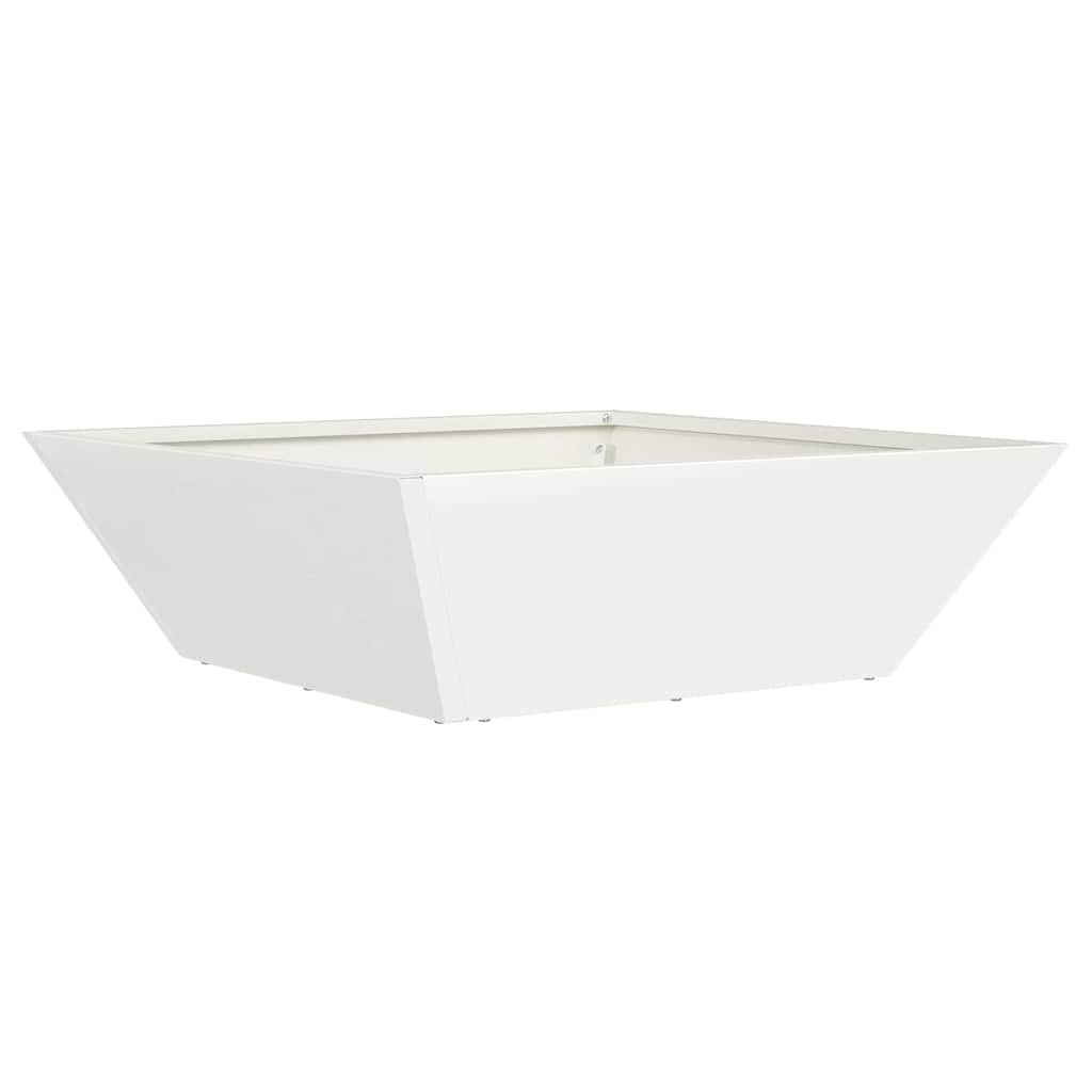 Macetero De Jardín 5 Uds. Blanco 50 X 50 X 15 Cm_4