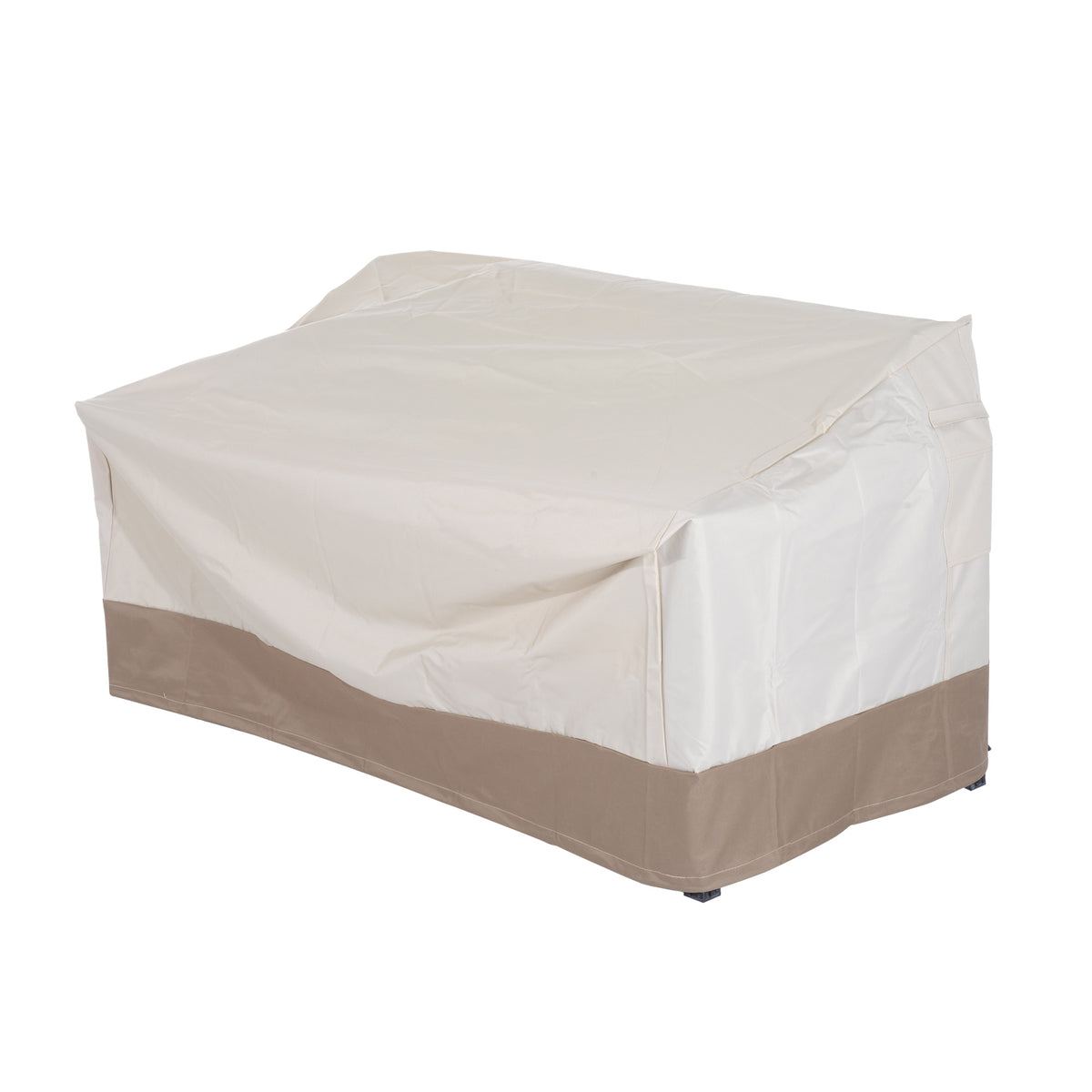 Funda Protectora Para Banco Outsunny Beige Y Café 152x87x79 Cm_3