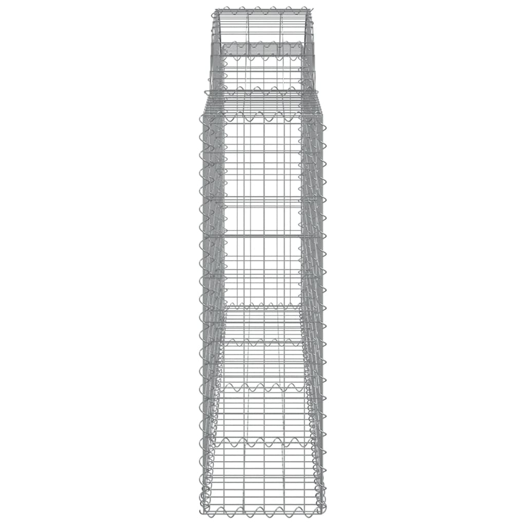 Cestas Gaviones 14 Uds Forma De Arco Hierro 200x30x100/120 Cm_4