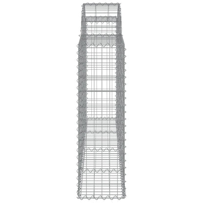 Cestas Gaviones 14 Uds Forma De Arco Hierro 200x30x100/120 Cm_4