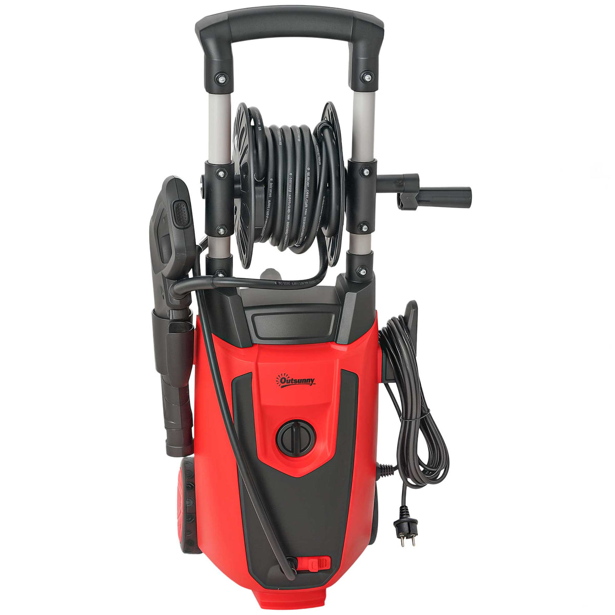 Hidrolimpiadora Outsunny Pp, Cobre Rojo Y Negro 30x27.5x76 Cm 84h-421v90rd_0