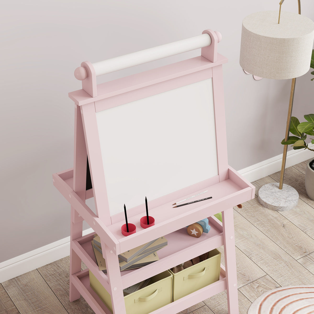 Caballete Infantil Aiyaplay Mdf Rosa 59x48x118 Cm 3b0-012v80pk_4