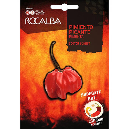 Semillas Pimiento Picante Scotch Bonnet Rocalba