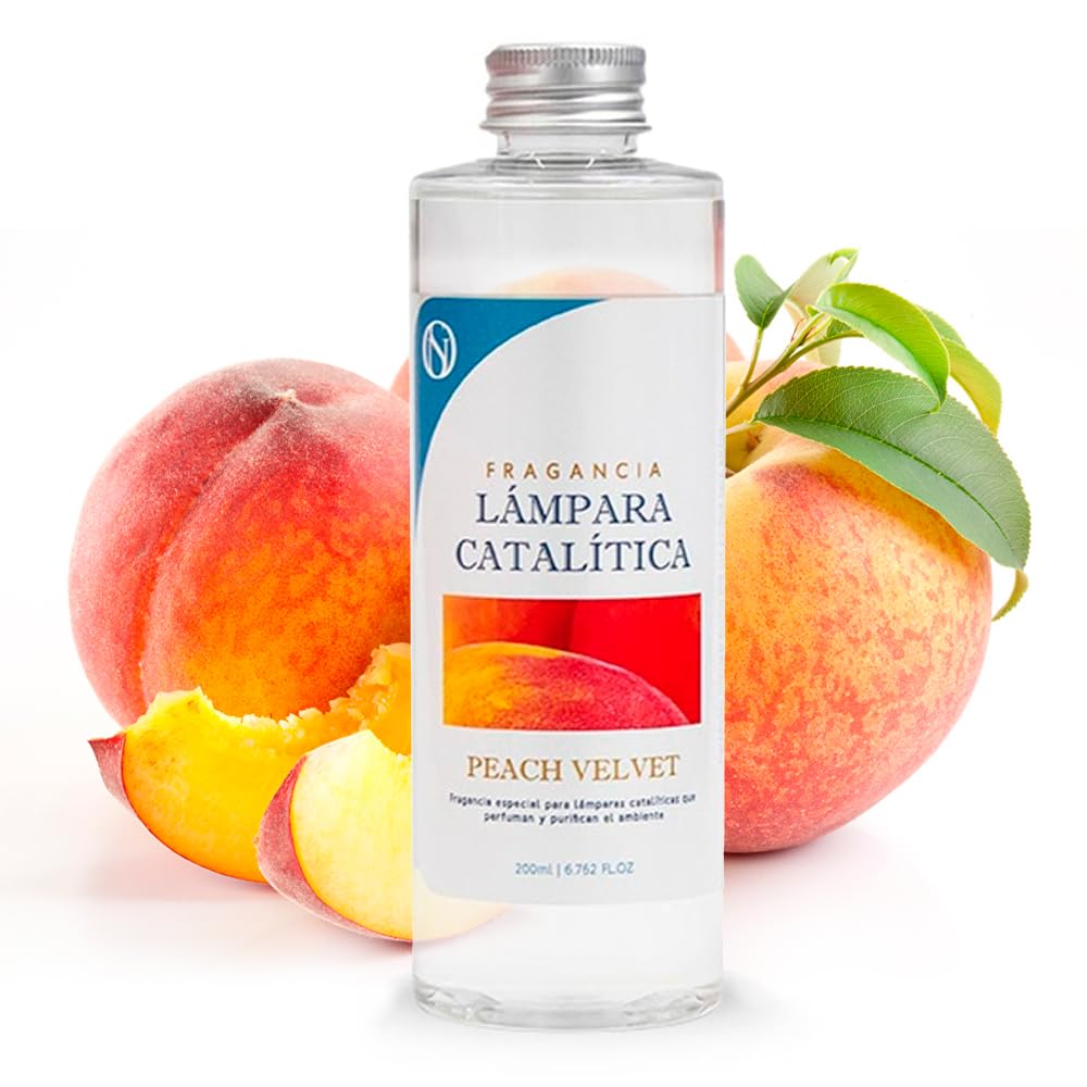 Lámpara Catalítica Mosaico Fucsia + Fragancia Peach Velvet 200 Ml - Elimina Malos Olores, Impurezas Y Perfuma_2