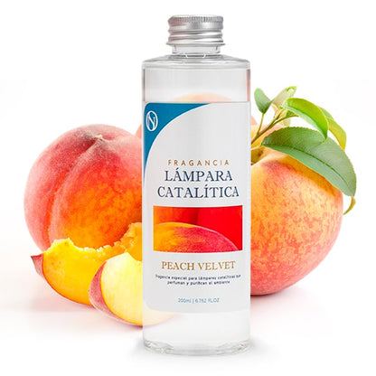 Pack Ahorro 2x Fragancia Lámpara Catalítica: 1 Aroma Peach Velvet 500ml + Limpiador Neutro 200ml_1
