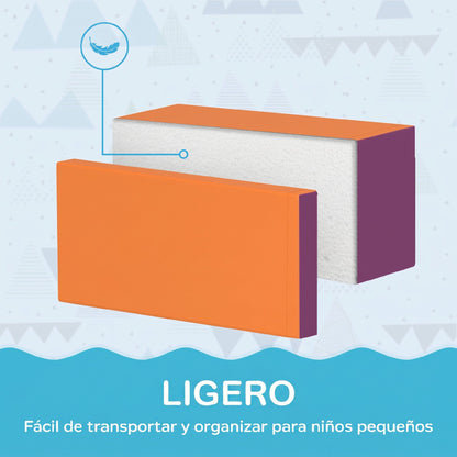 Bloques De Espuma Homcom Pu, Epe Multicolor 60x40x11 Cm_5