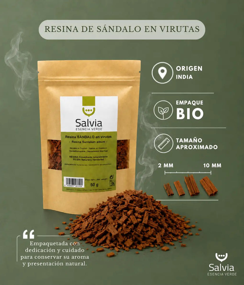 Salvia - Resina Sándalo En Virutas, Granel | 100g_1