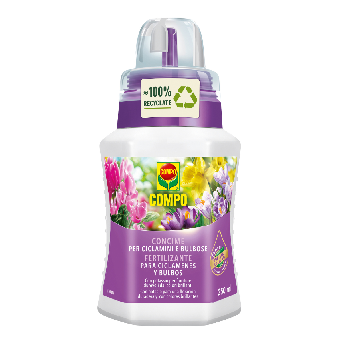Compo Fertilizante Ciclámenes y Bulbos 250 ml