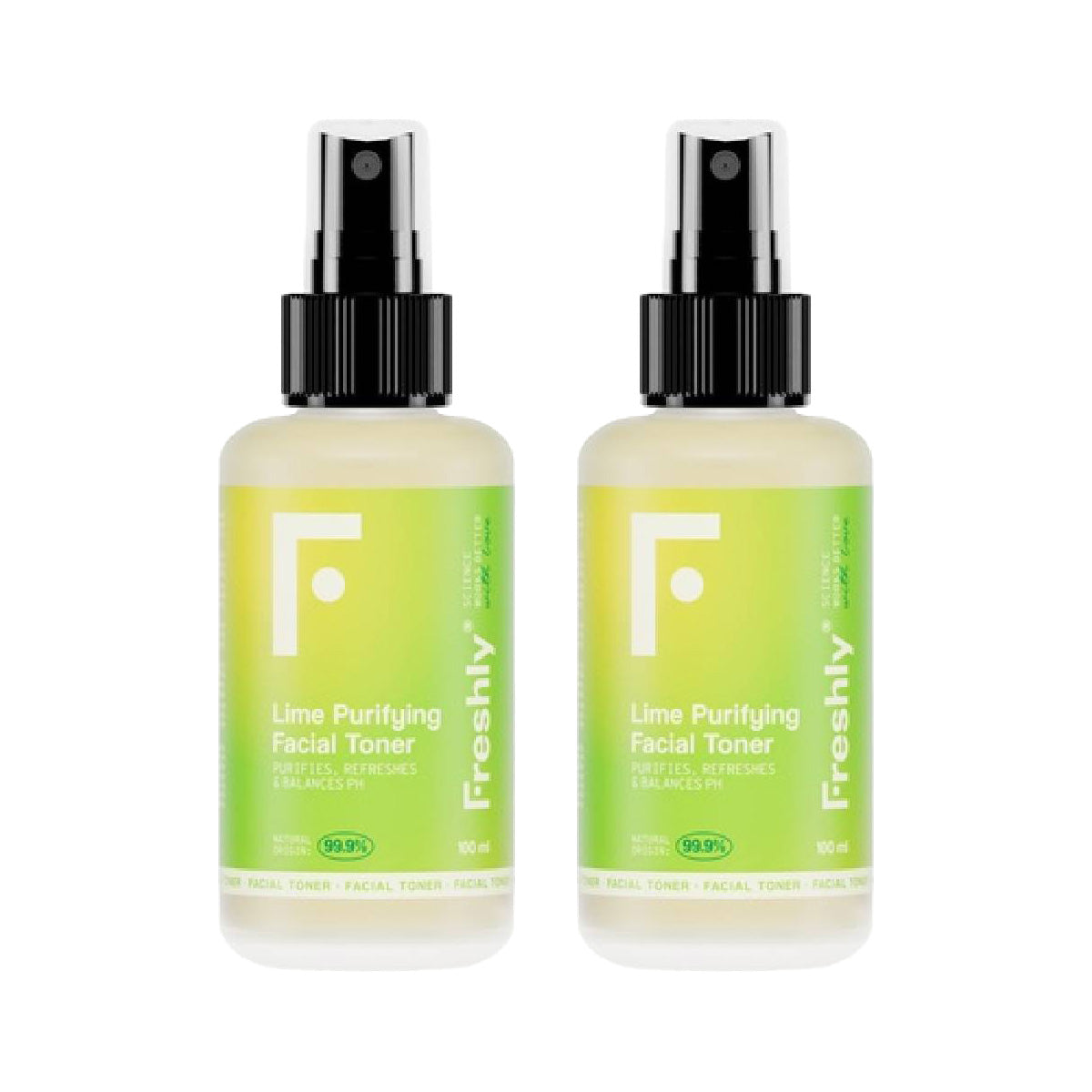 Pack 2x Tónico Facial Purificante Lima Freshly 150ml