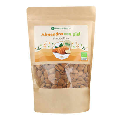 Almendra natural con piel ECO Planeta Huerto 1 kg