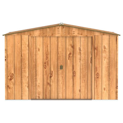 Duramax - Caseta Jardín - Top Hercules 10x8 - Metal - Color Imitación Madera_5