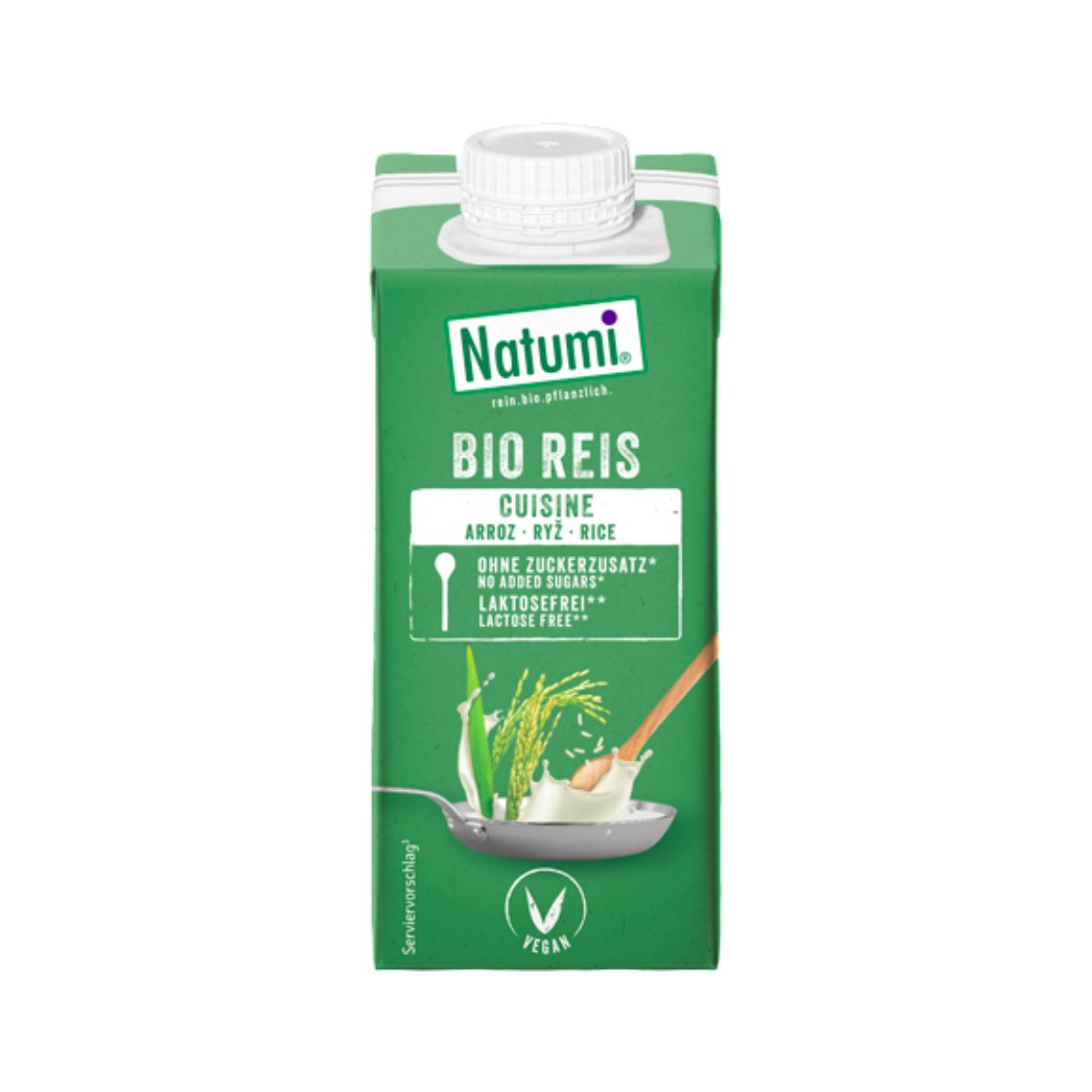 Pack x3 Crema para cocinar de Arroz Liquida Bio Natumi 200 ml