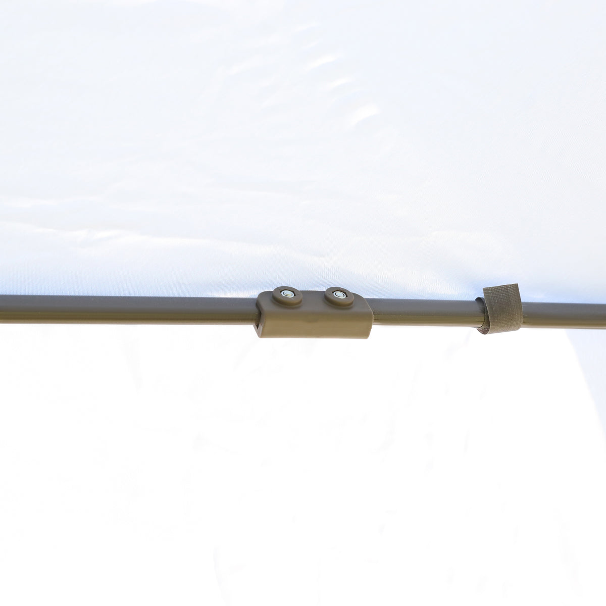 Carpa Plegable Outsunny Metal, Tela Oxford Beige 405x340x285 Cm_4