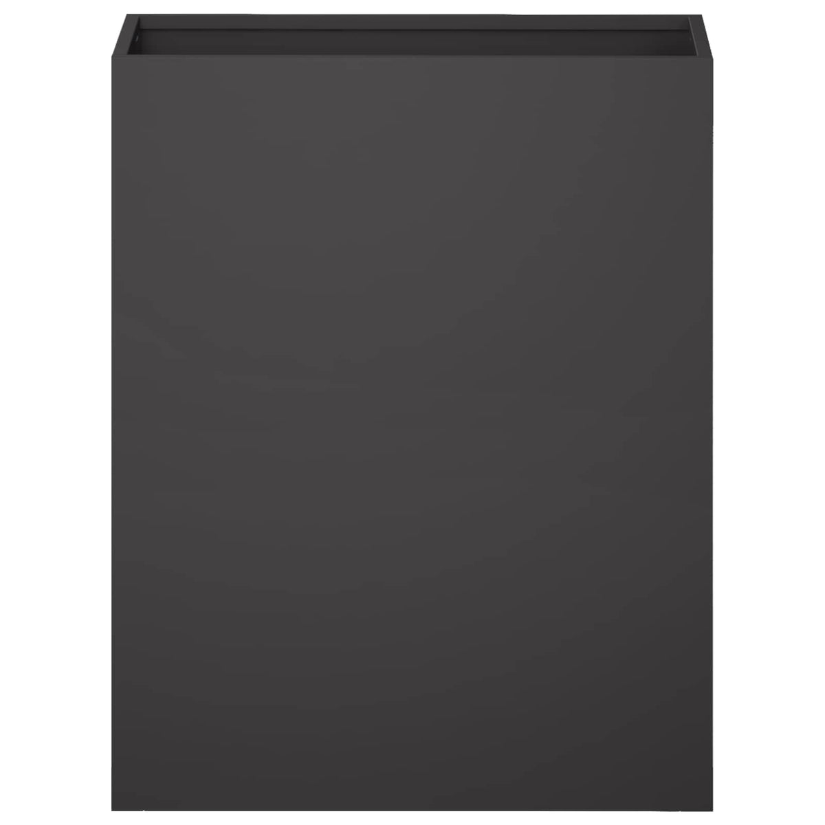 Macetero De Jardín Negro 40 X 20 X 40 Cm Acero Laminado En Frío_2