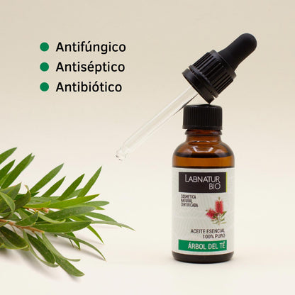 Aceite Esencial de Árbol del Té 100% Puro Labnatur Bio 30 ml | Purificante | Piel, Cabello, Uñas y Pies | Vegano_2
