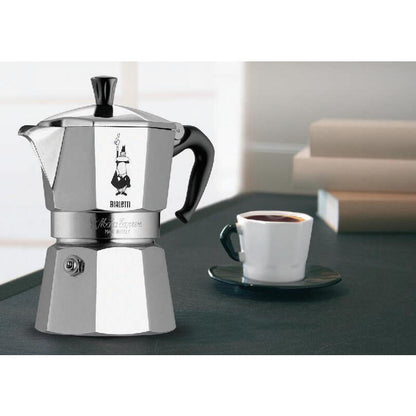 Cafetera Italiana Bialetti Moka Express 0,55 L Aluminio, Negro_2