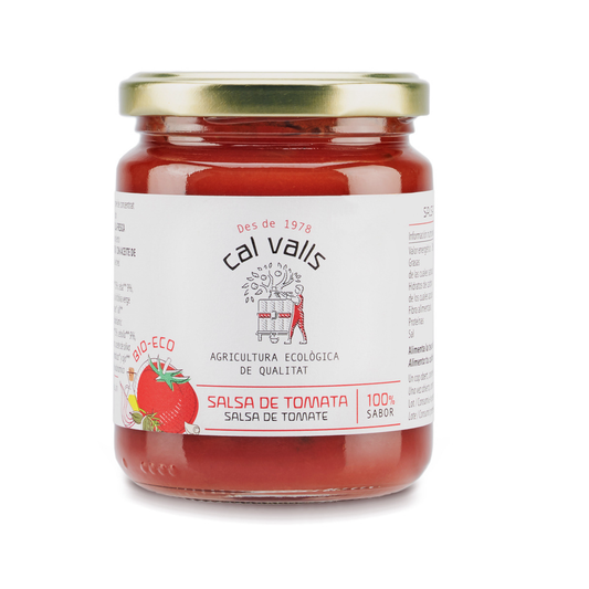 Salsa de Tomate con Albahaca ECO Cal Valls 350 g