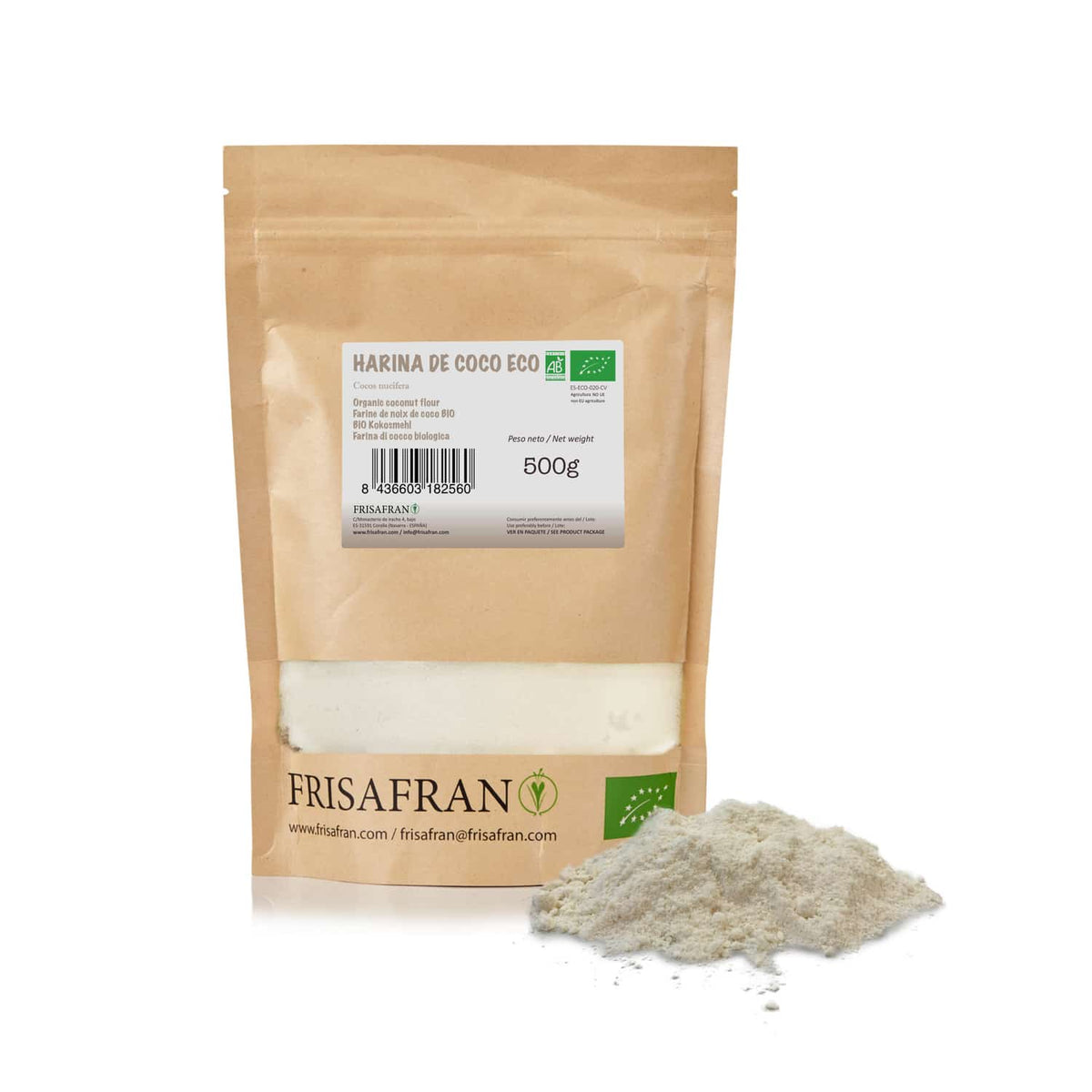 Harina De Coco En Polvo Ecológica | Calidad | Frisafran 1 Kg_0