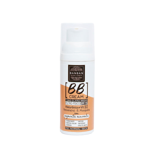 BB Cream Tono Claro Medio SPF15 50ml Banban_0