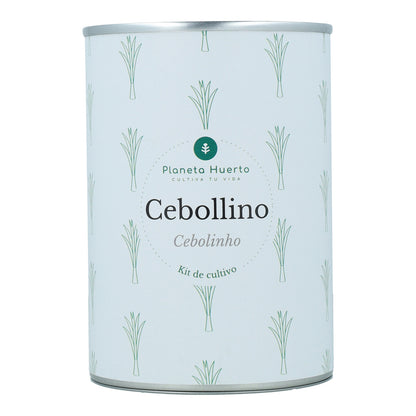 Kit de cultivo aromáticas Cebollino Planeta Huerto