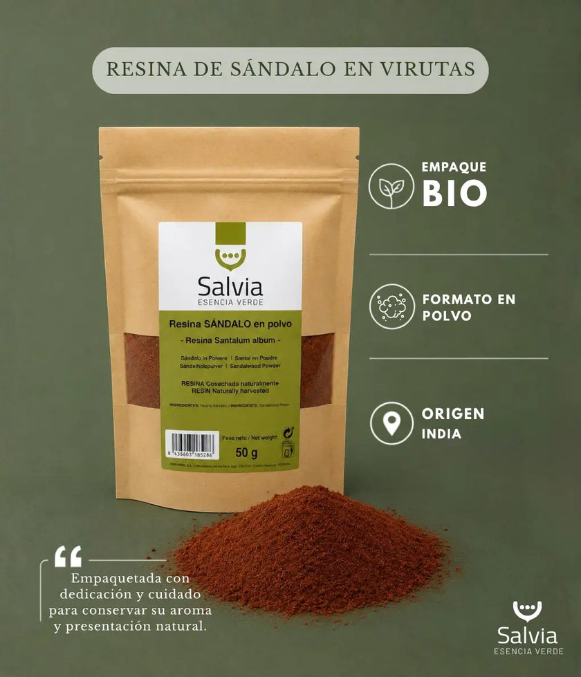 Salvia - Resina Sándalo En Polvo, Granel | 100g_1