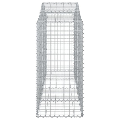 Cestas De Gaviones 13 Uds Forma Arco Hierro 200x50x100/120 Cm_4