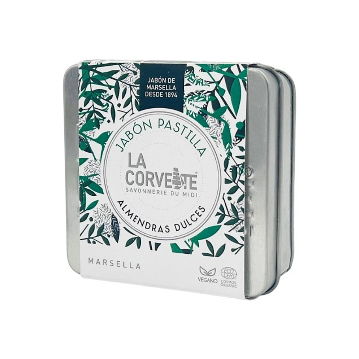 Caja regalo metálica Jabón Almendras Dulces La Corvette
