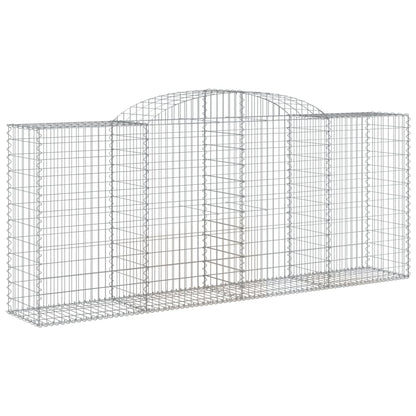Cestas Gaviones 11 Uds Forma De Arco Hierro 300x50x120/140 Cm_2