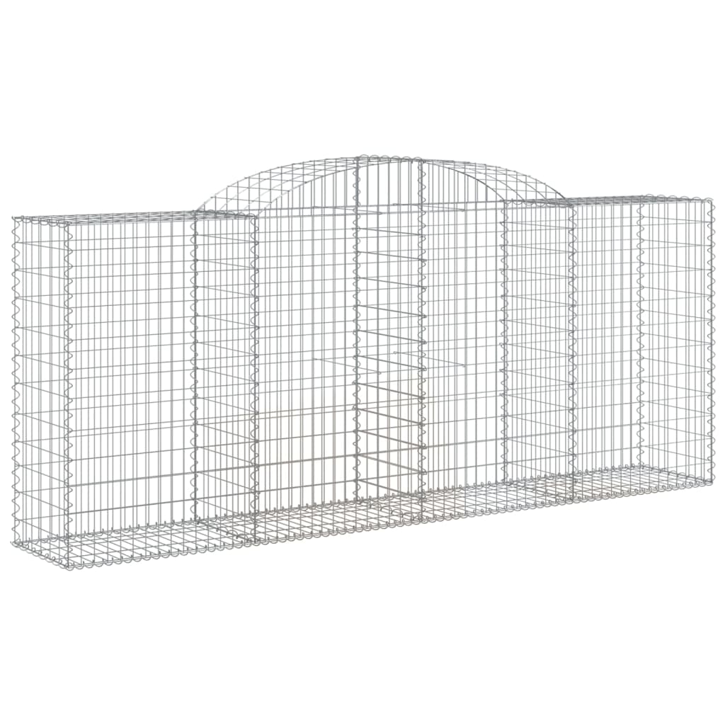 Cestas Gaviones 25 Uds Forma De Arco Hierro 300x50x120/140 Cm_2