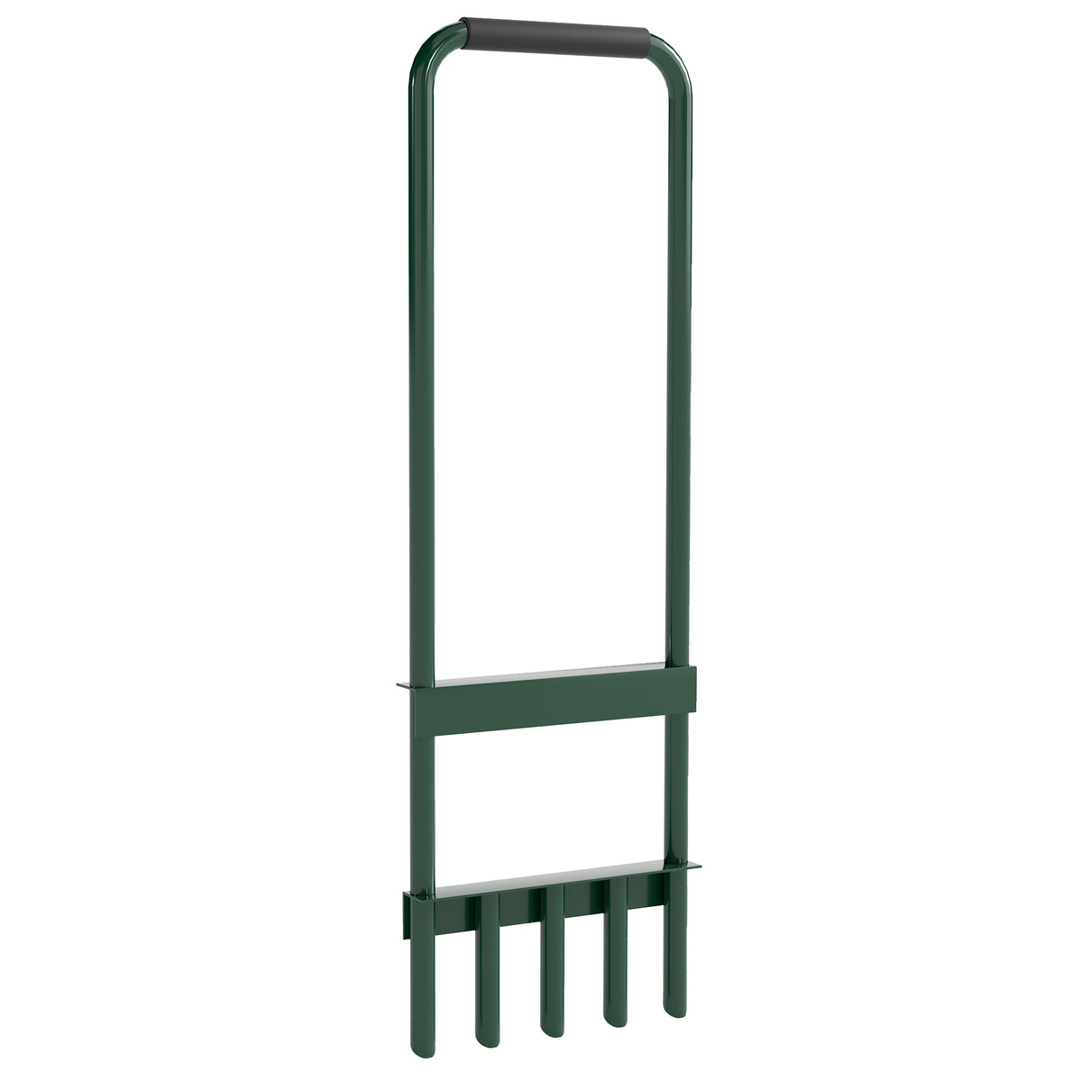 Aireador Púas Huecas Outsunny Acero Verde Oscuro 30x4x94 Cm 84h-366v00dg_0
