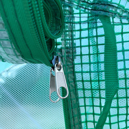 Invernadero De Túnel Jardín Con 6 Ventanas Outsunny 3,5x3x2 M Verde_4