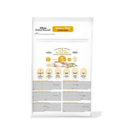 Dibaq Natural Moments 5 Star Esterilizado Pollo Y Pavo 6 Kg_1