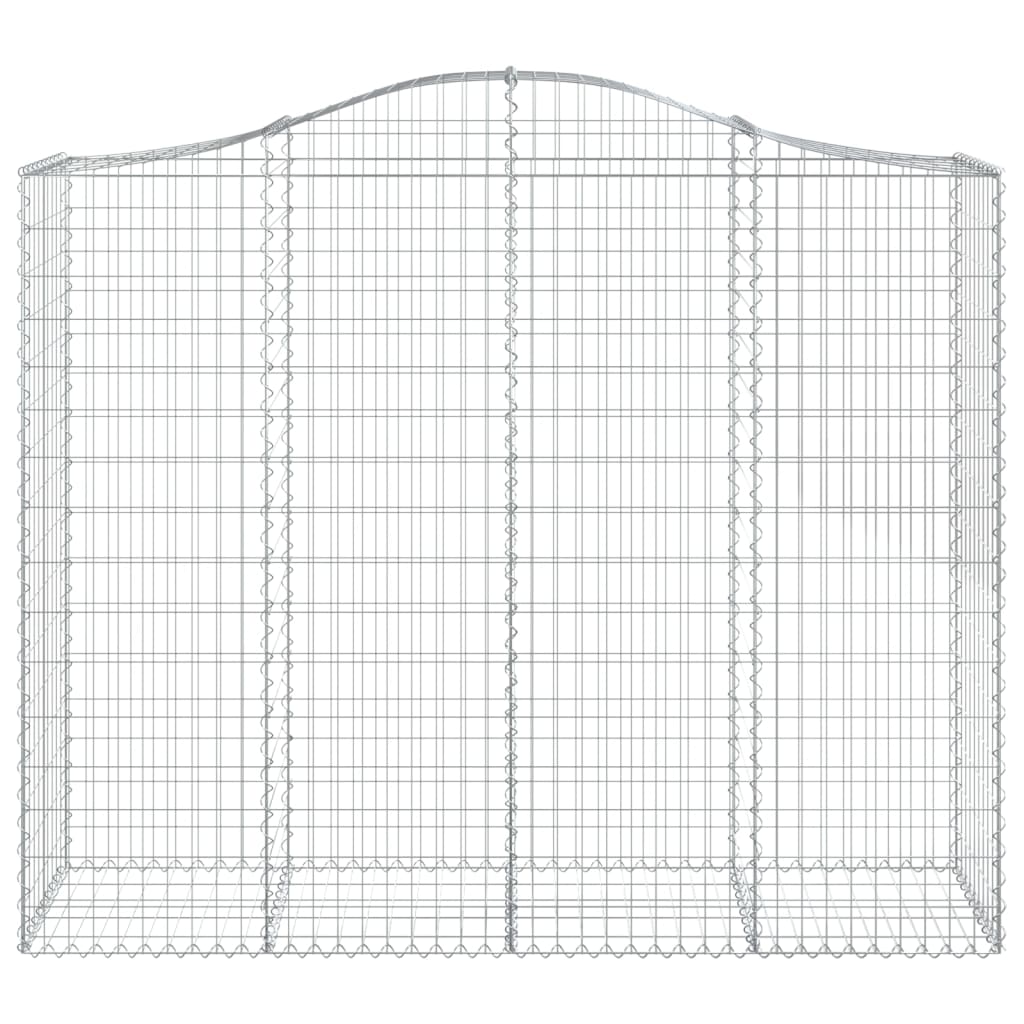 Cestas Gaviones 11 Uds Forma De Arco Hierro 200x50x160/180 Cm_3