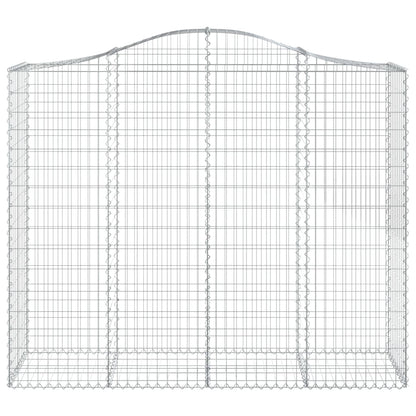 Cestas Gaviones 11 Uds Forma De Arco Hierro 200x50x160/180 Cm_3