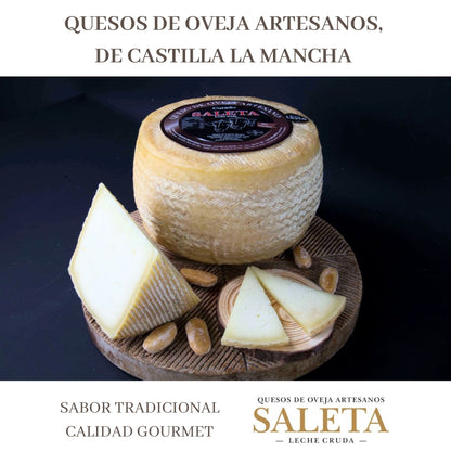 Queso Curado Entero De Oveja (2,8 Kg) | Elaboración Artesana Quesos De La Mancha_5