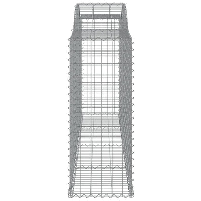 Cestas Gaviones 12 Uds Forma De Arco Hierro 300x50x120/140 Cm_4