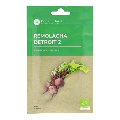 Semillas de Remolacha Detroit 2 ecológicas Planeta Huerto