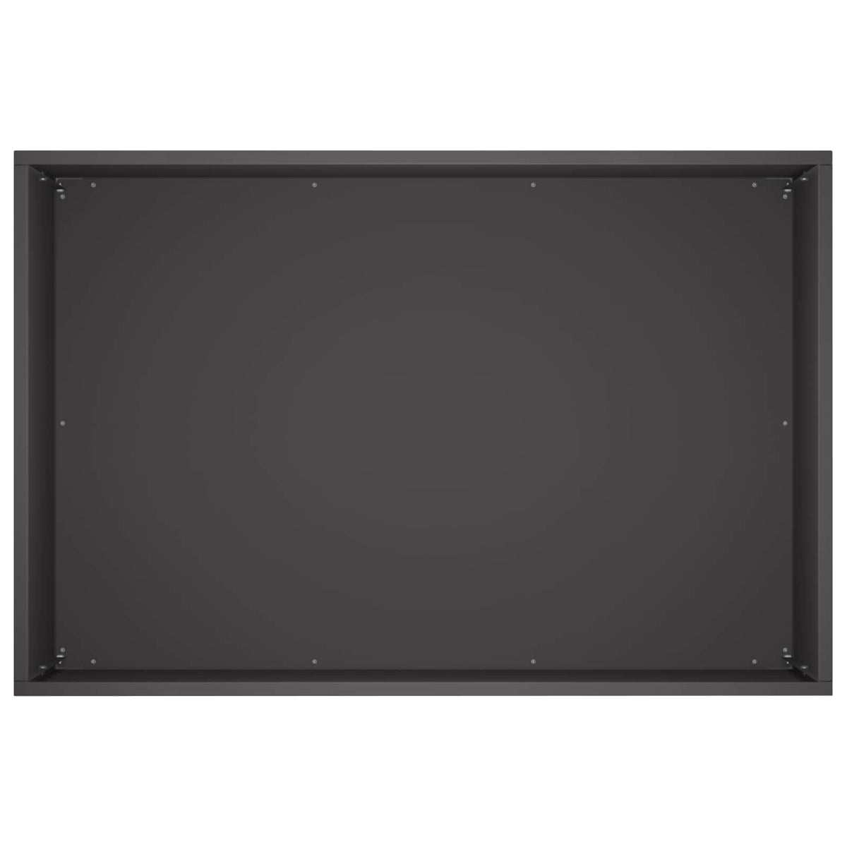 Macetero De Jardín Negro 60 X 40 X 40 Cm Acero Laminado En Frío_3