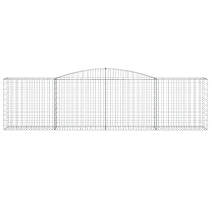 Cestas De Gaviones 3 Uds Forma De Arco Hierro 400x50x100/120 Cm_3