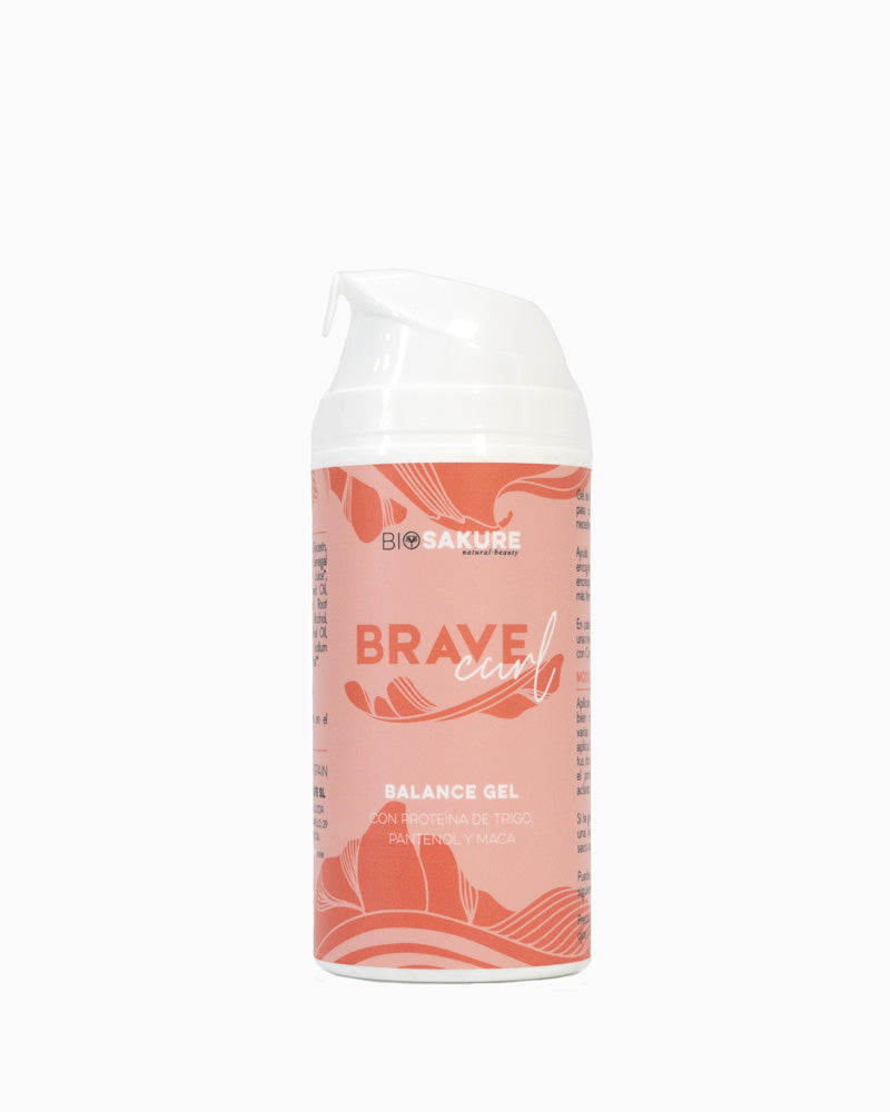 Brave Curl Gel - Gel Para Pelo Rizado Con Proteína, Más Encogimiento 100 Ml Bio Sakure_0