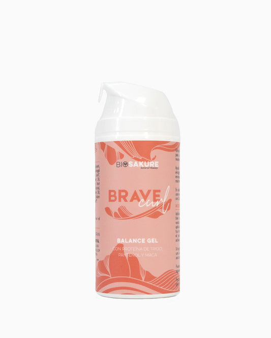 Brave Curl Gel - Gel Para Pelo Rizado Con Proteína, Más Encogimiento 100 Ml Bio Sakure_0