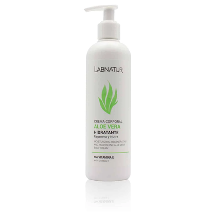 Crema Corporal de Aloe Vera Labnatur 400 ml | Hidrata, Calma y Regenera | Piel Seca y Sensible | Uso Diario | Vegano_0