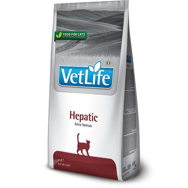 Vet Life Fórmula felina Hepatic Pienso veterinario para gatos Farmina 2 kg