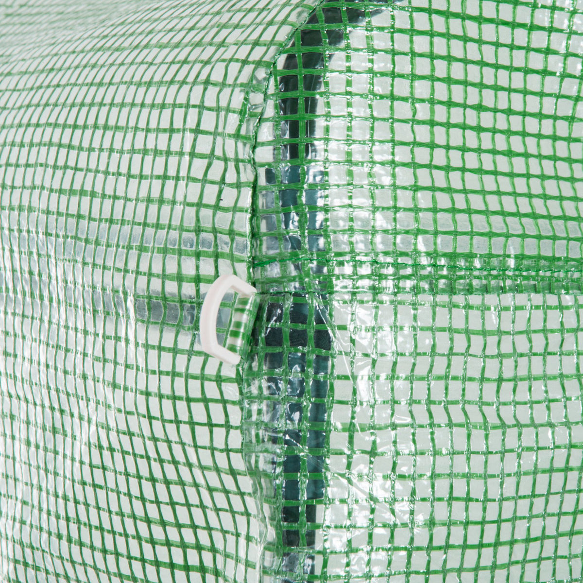 Invernadero De Túnel Outsunny Pe, Acero Galvanizado Verde 300x300x200 Cm 845-619_4